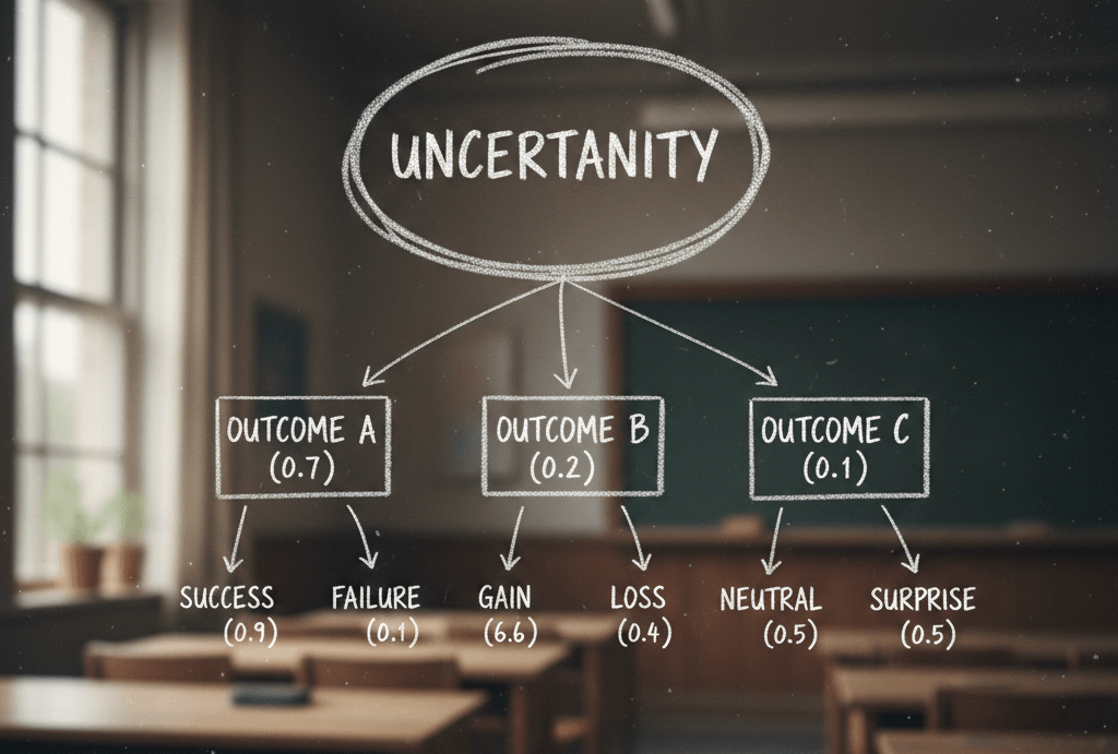 Image that is supposed to represent probabilistic thinking 