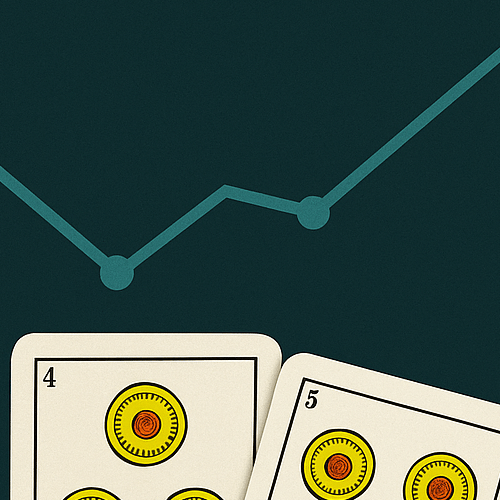 briscas with statistical lines in the back