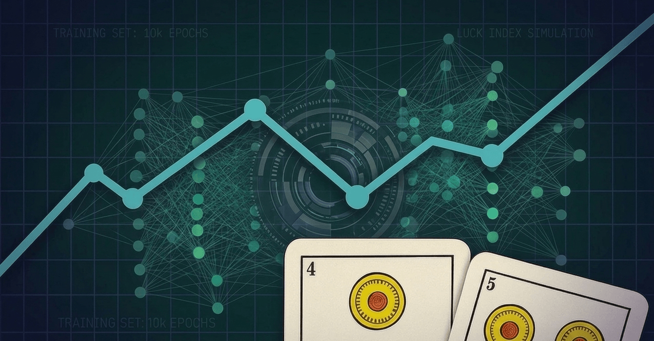 briscas with statistical lines in the back